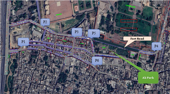 Walled City multi-junction network microsimulation